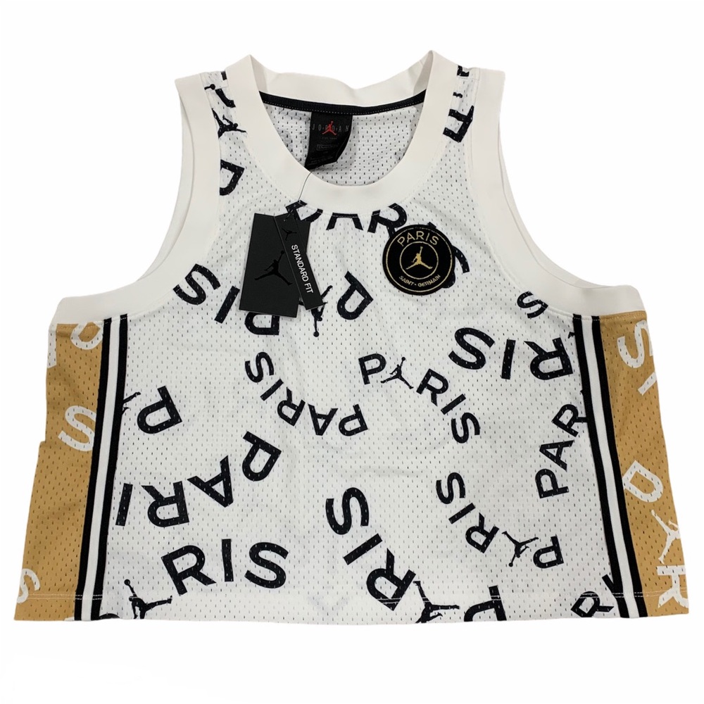 Air Jordan Paris Saint Germain PSG White Tank Top